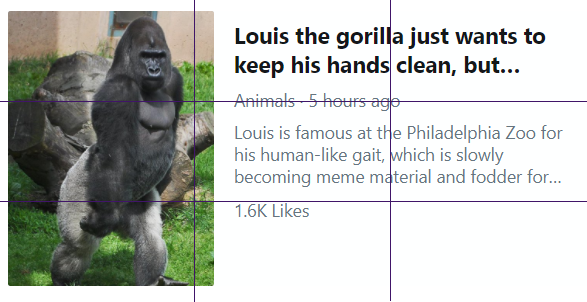 Louis the gorilla ad with lines